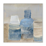 wall-art-print-canvas-poster-framed-Blue Ceramic Pots, Syle B , By Albena Hristova-GIOIA-WALL-ART
