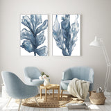 Blue Coral, Set of 2 , By Emily Wood