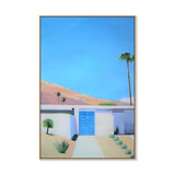 wall-art-print-canvas-poster-framed-Blue Door-by-Ieva Baklane-Gioia Wall Art