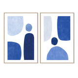 wall-art-print-canvas-poster-framed-Blue Echoes, Style A & B, Set Of 2 , By Elena Ristova-GIOIA-WALL-ART