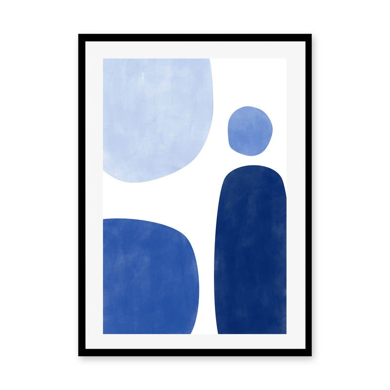 wall-art-print-canvas-poster-framed-Blue Echoes, Style A , By Elena Ristova-GIOIA-WALL-ART
