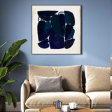 wall-art-print-canvas-poster-framed-Blue Floral , By Marco Marella-2