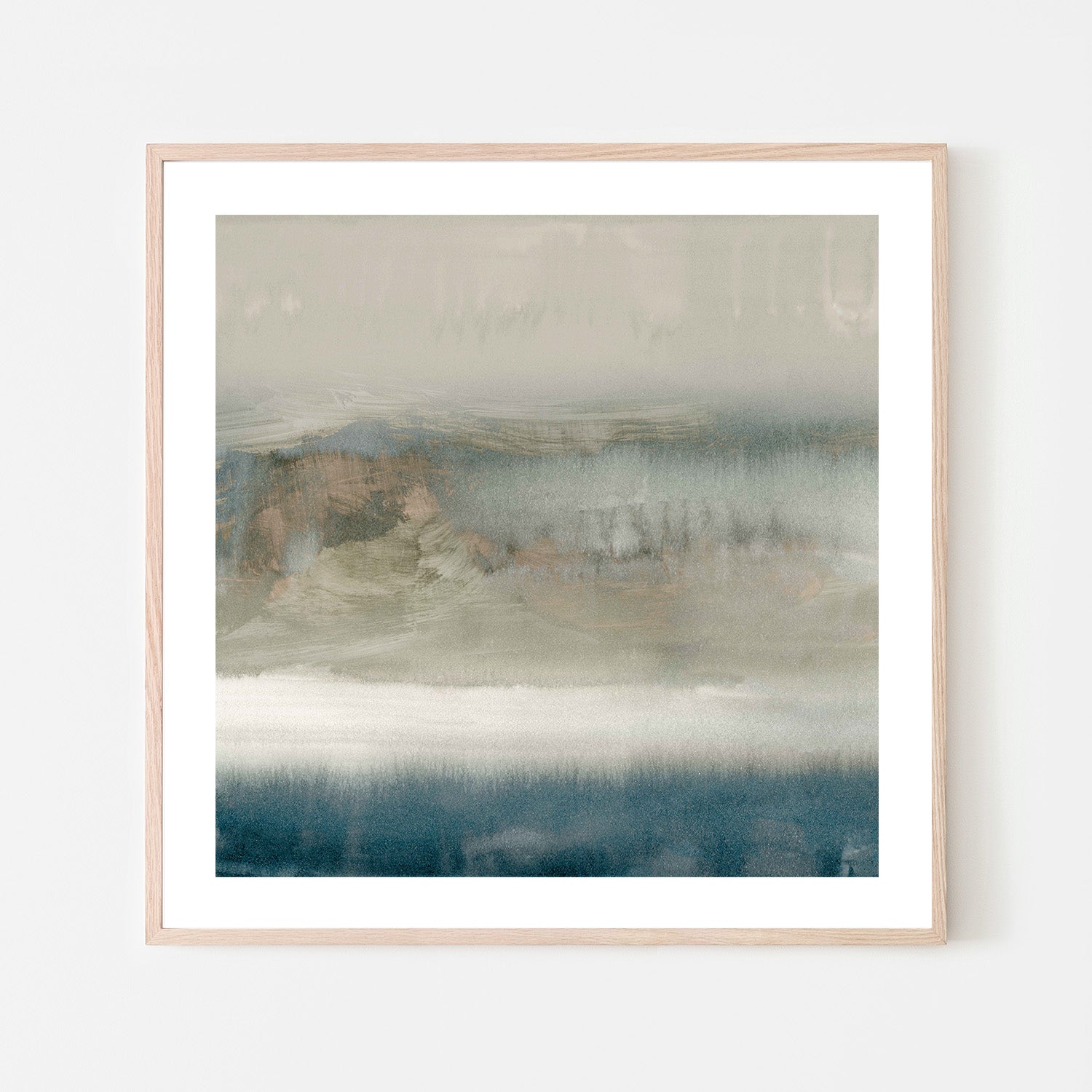 wall-art-print-canvas-poster-framed-Blue Fogline, Style A-6