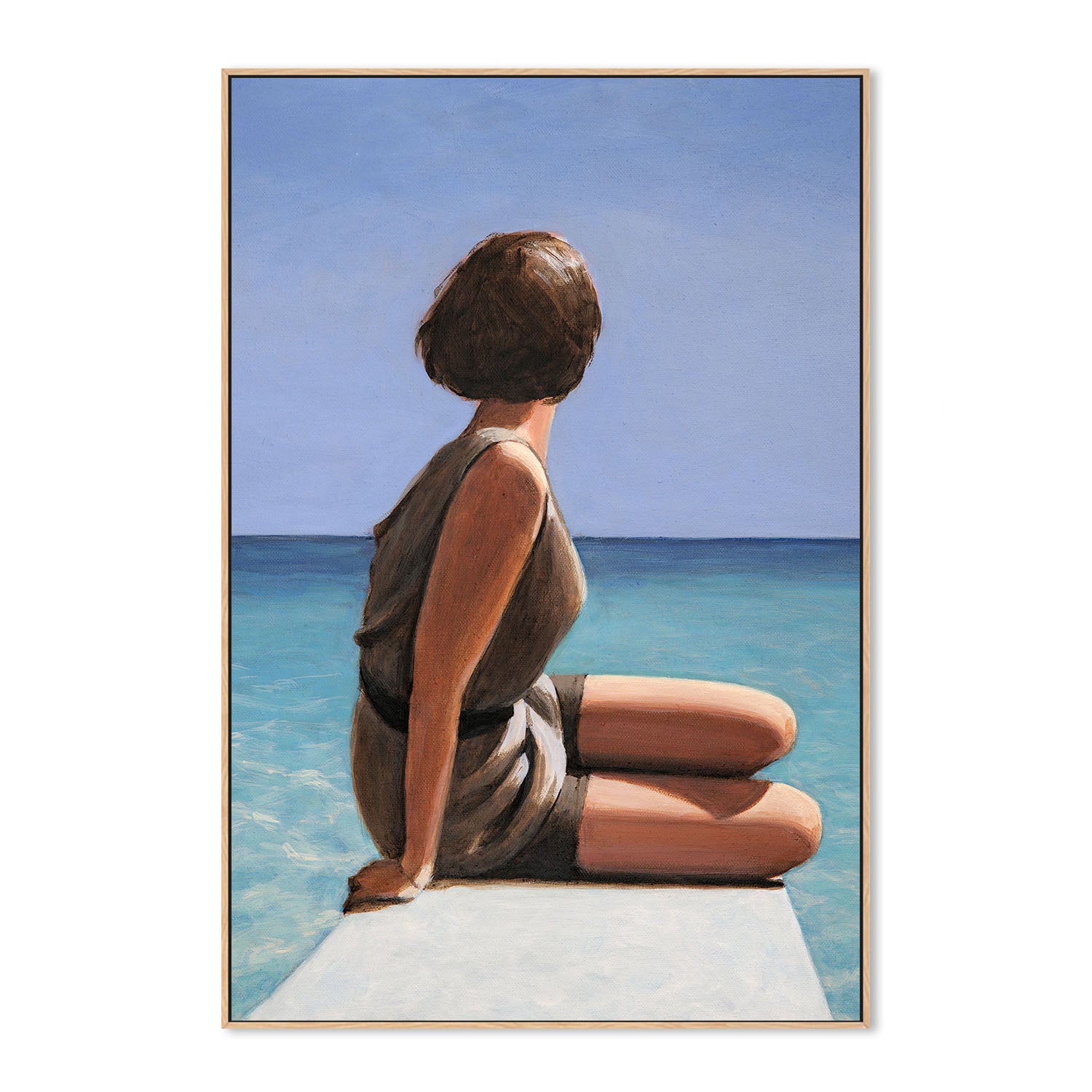 wall-art-print-canvas-poster-framed-Blue-Grey High Diver , By Sarah Morrissette-4