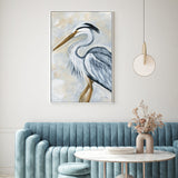 wall-art-print-canvas-poster-framed-Blue Heron , By Wild Apple-2