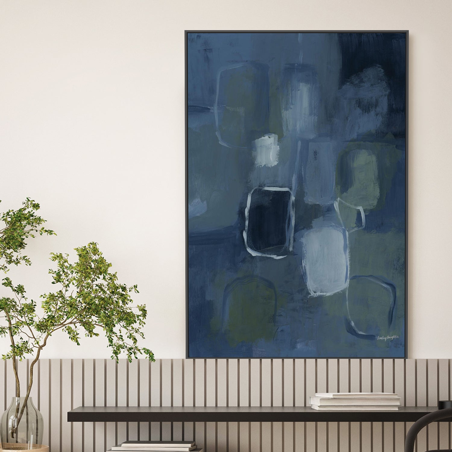 wall-art-print-canvas-poster-framed-Blue Jean Baby, Style B-2