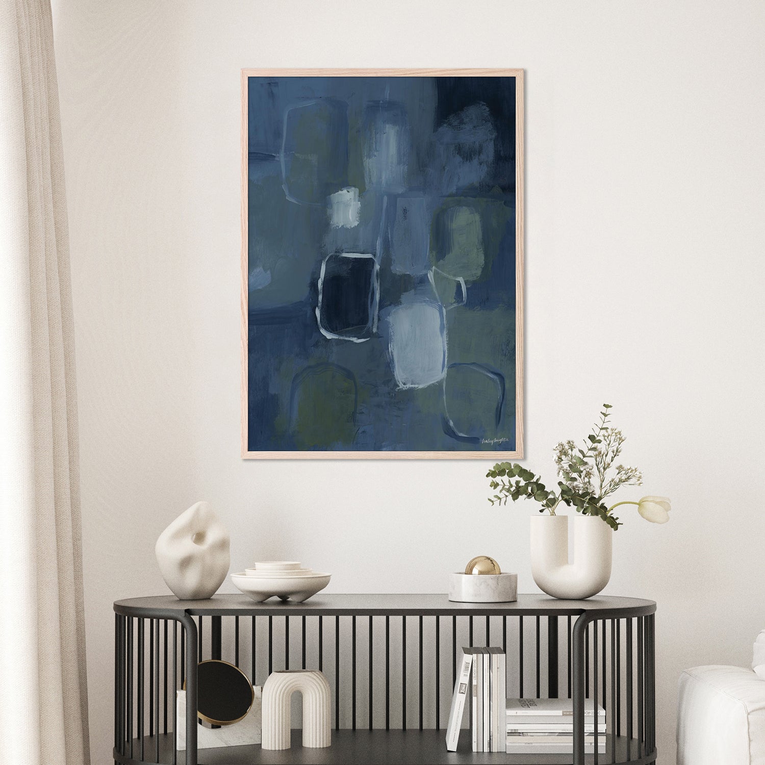 wall-art-print-canvas-poster-framed-Blue Jean Baby, Style B-8