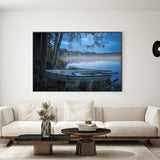 wall-art-print-canvas-poster-framed-Blue Lake , By Christian Lindsten-GIOIA-WALL-ART