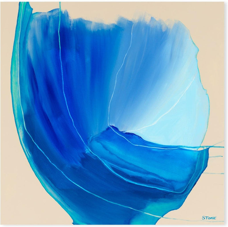 wall-art-print-canvas-poster-framed-Blue Luxe, Style A , By Belinda Stone-GIOIA-WALL-ART