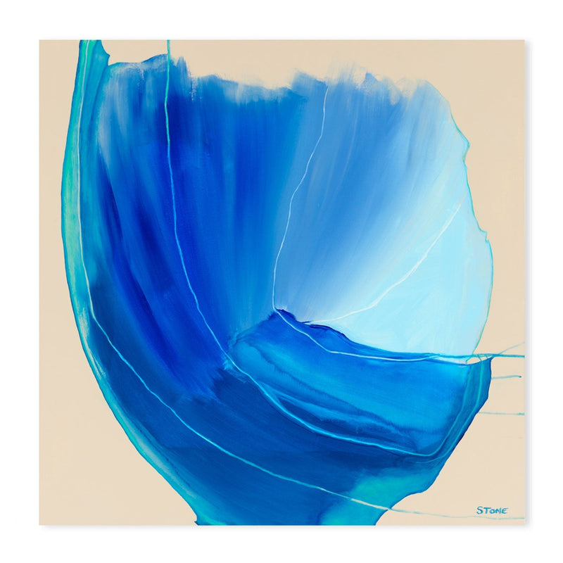 wall-art-print-canvas-poster-framed-Blue Luxe, Style A , By Belinda Stone-GIOIA-WALL-ART