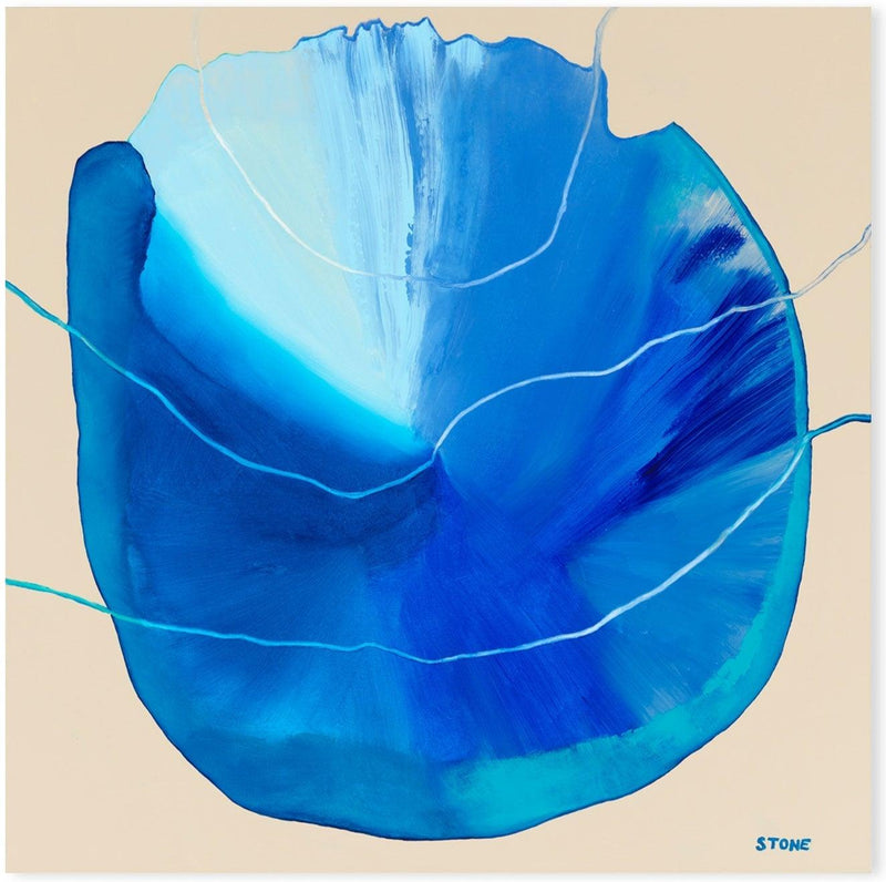 wall-art-print-canvas-poster-framed-Blue Luxe, Style B , By Belinda Stone-GIOIA-WALL-ART