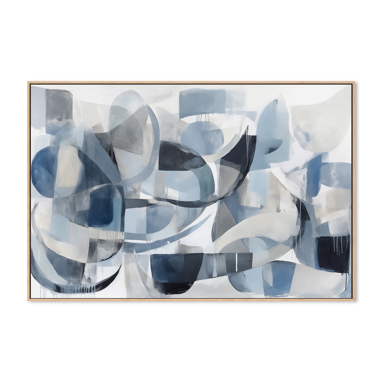 wall-art-print-canvas-poster-framed-Blue motion-4