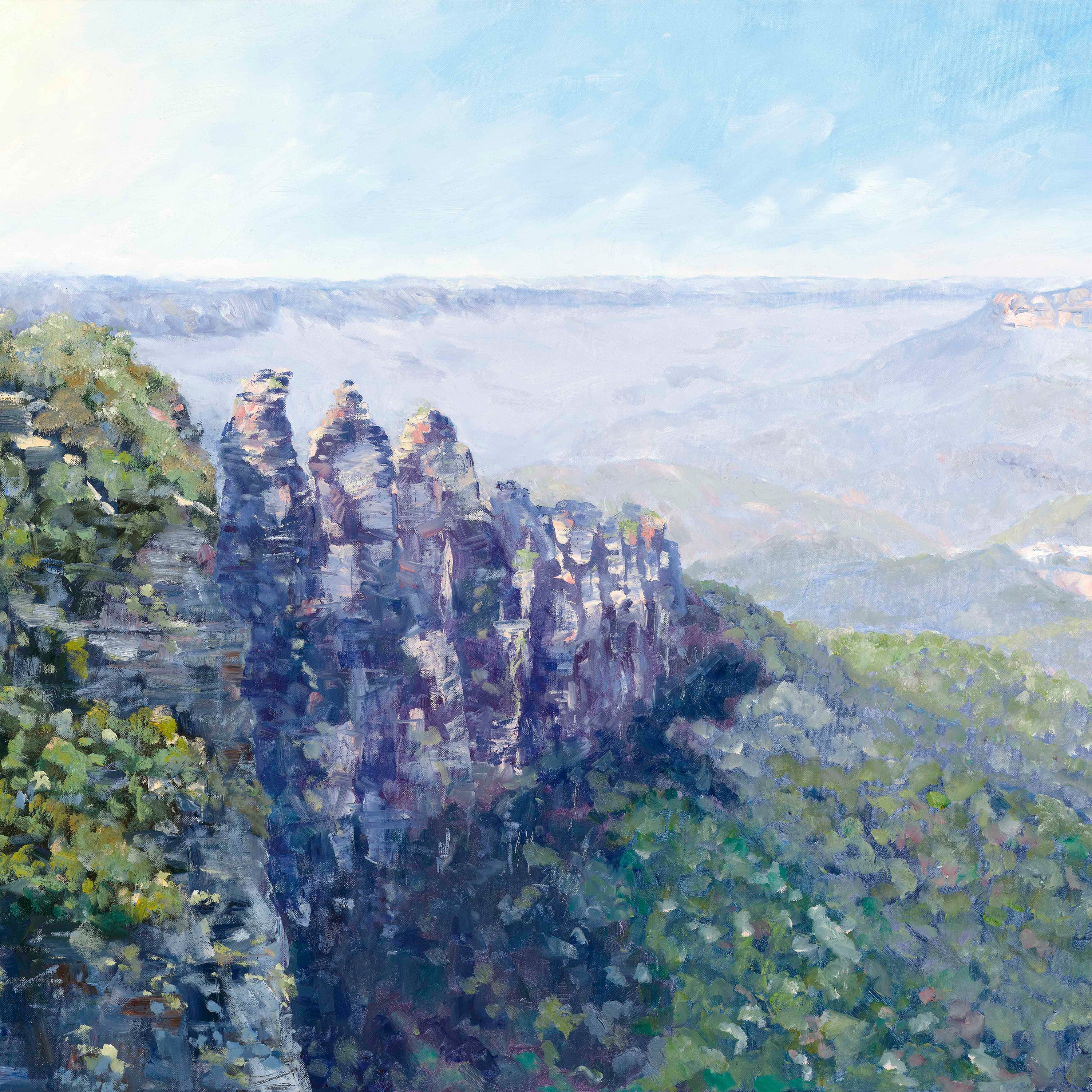 wall-art-print-canvas-poster-framed-Blue Mountains Three Sisters-1