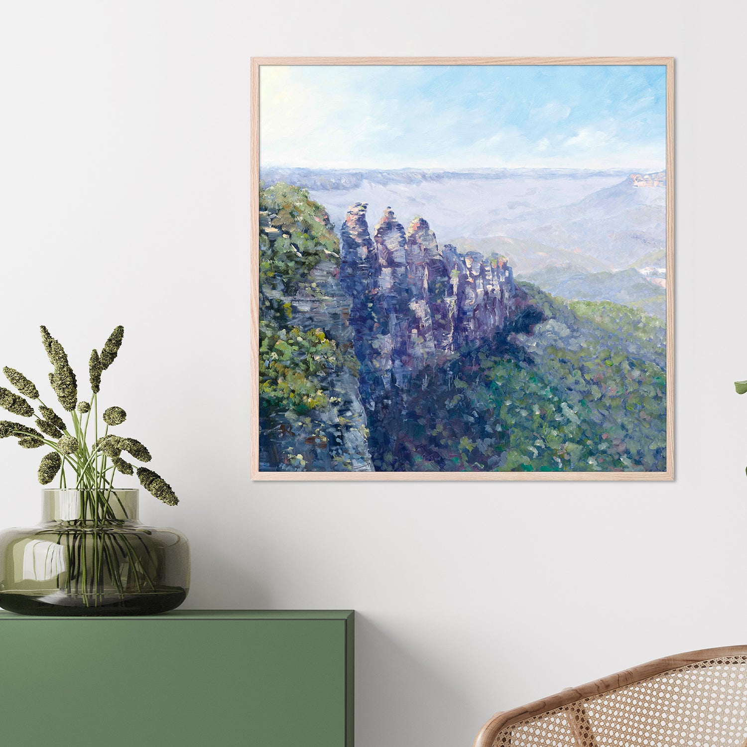 wall-art-print-canvas-poster-framed-Blue Mountains Three Sisters-7
