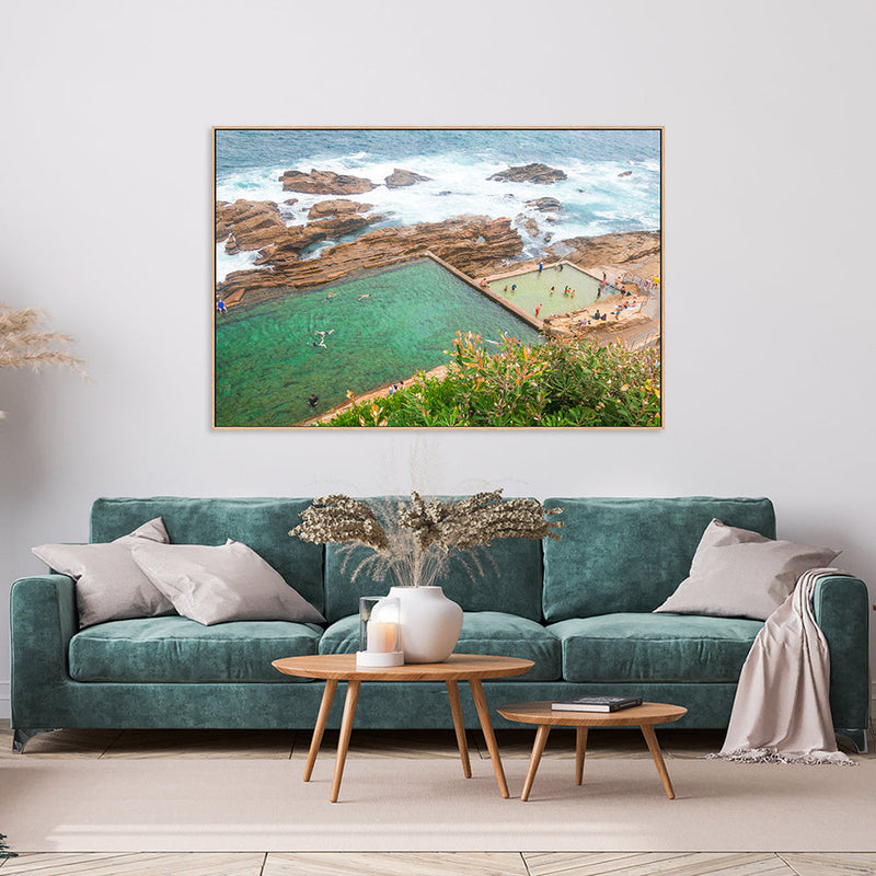 wall-art-print-canvas-poster-framed-Blue Pool, Bermagui, New South Wales-GIOIA-WALL-ART