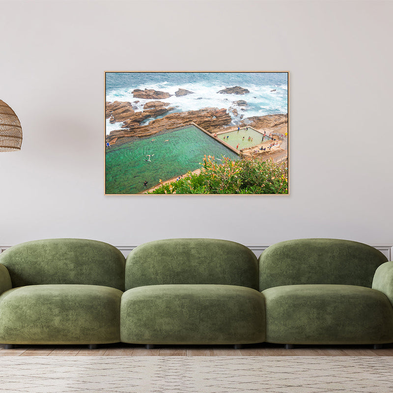 wall-art-print-canvas-poster-framed-Blue Pool, Bermagui, New South Wales-GIOIA-WALL-ART