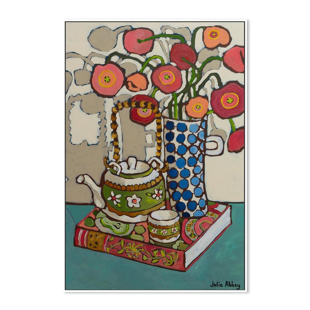 wall-art-print-canvas-poster-framed-Blue Poppy Jug-5