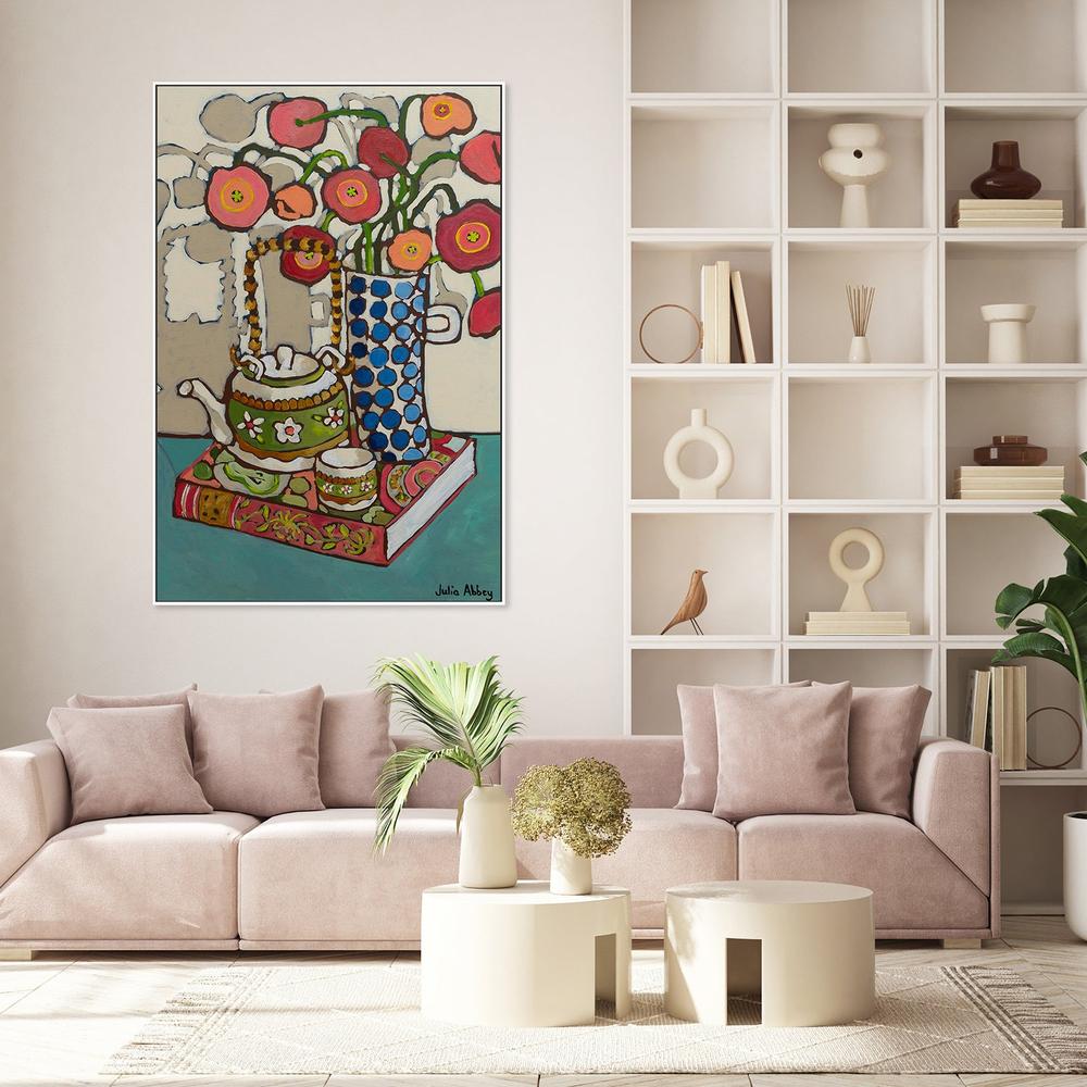 wall-art-print-canvas-poster-framed-Blue Poppy Jug-9