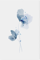 wall-art-print-canvas-poster-framed-Blue Poppy, Style A-GIOIA-WALL-ART