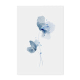 wall-art-print-canvas-poster-framed-Blue Poppy, Style A-GIOIA-WALL-ART