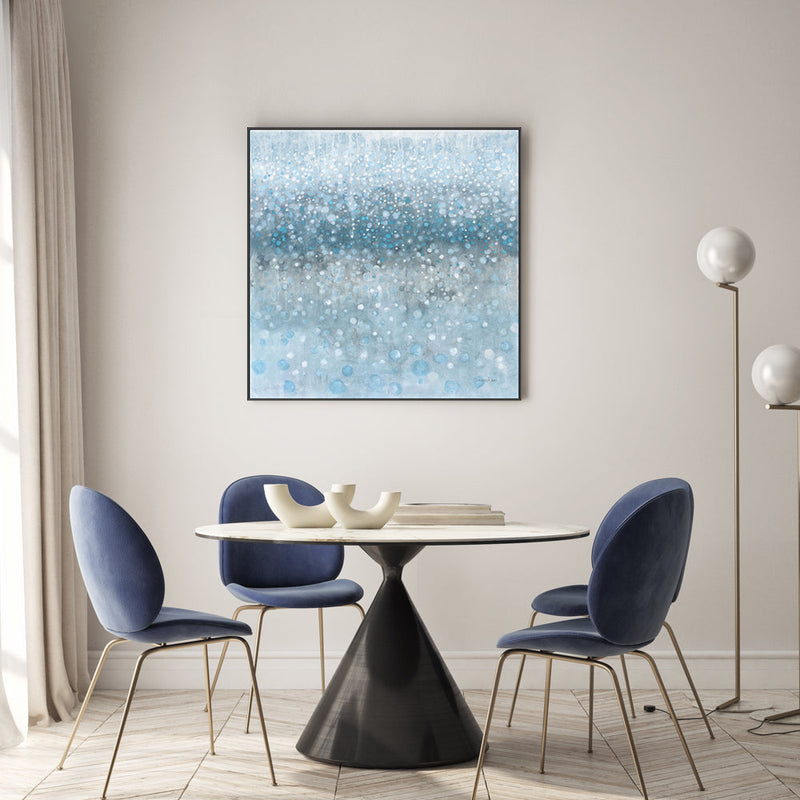 wall-art-print-canvas-poster-framed-Blue Rain , By Danhui Nai-GIOIA-WALL-ART