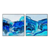 wall-art-print-canvas-poster-framed-Blue Lagoon, Style A & B, Set Of 2 , By Belinda Stone-GIOIA-WALL-ART