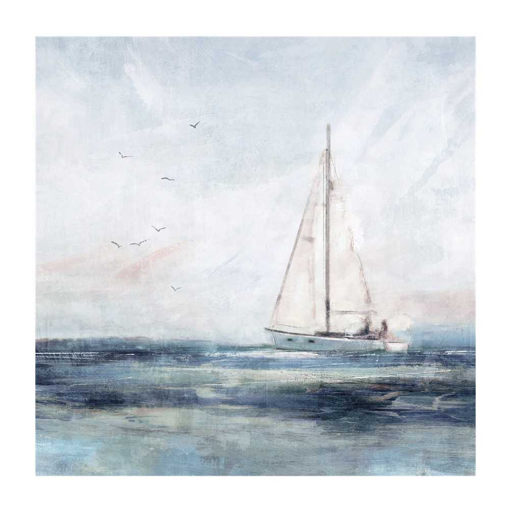 wall-art-print-canvas-poster-framed-Blue Sailing, Style A & B, Set Of 2 , By Nina Blue-7