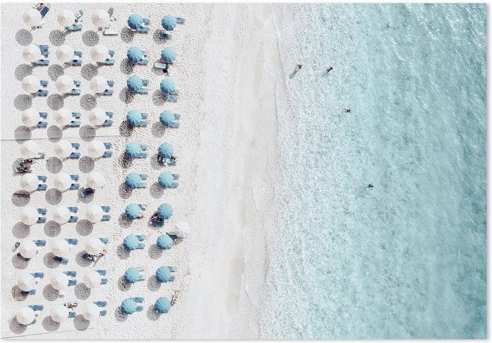 Buy Blue Sea And Sandy Beach Wall Art Online, Framed Canvas Or Poster