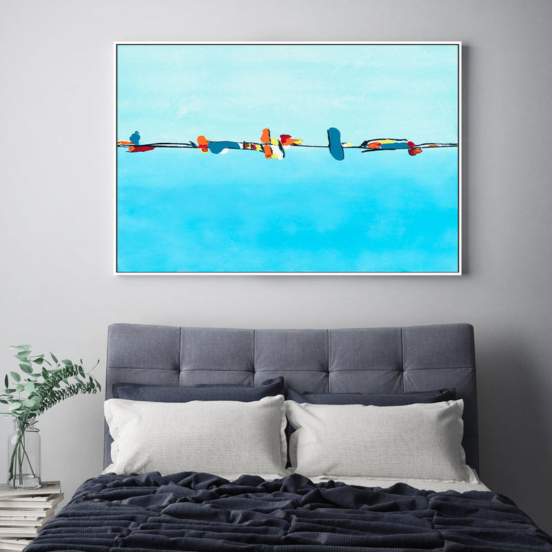 wall-art-print-canvas-poster-framed-Blue Skies , By Belinda Stone-GIOIA-WALL-ART