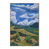 wall-art-print-canvas-poster-framed-Blue Skies Green Paddocks , By Eleanor Baker-4