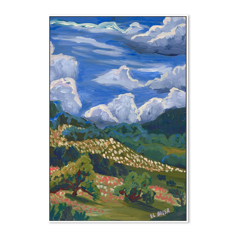 wall-art-print-canvas-poster-framed-Blue Skies Green Paddocks , By Eleanor Baker-5