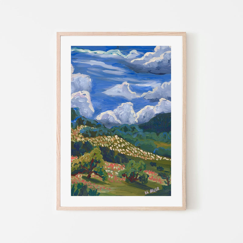 wall-art-print-canvas-poster-framed-Blue Skies Green Paddocks , By Eleanor Baker-6