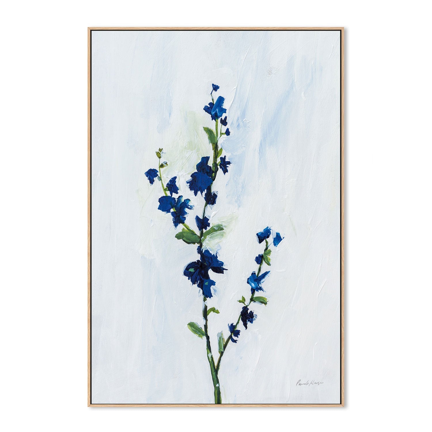 wall-art-print-canvas-poster-framed-Blue Stems, Style A , By Pamela Munger-GIOIA-WALL-ART