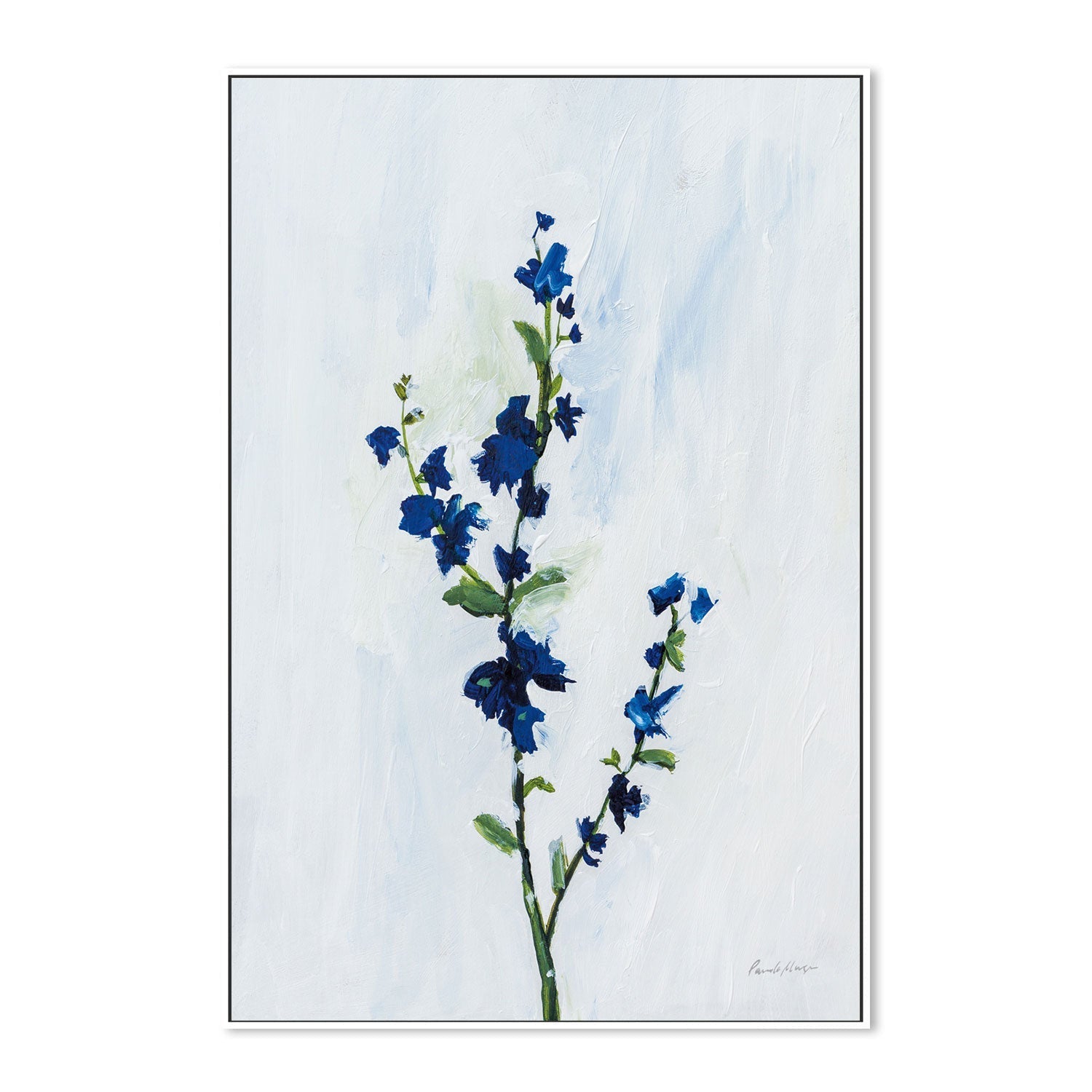 wall-art-print-canvas-poster-framed-Blue Stems, Style A , By Pamela Munger-GIOIA-WALL-ART