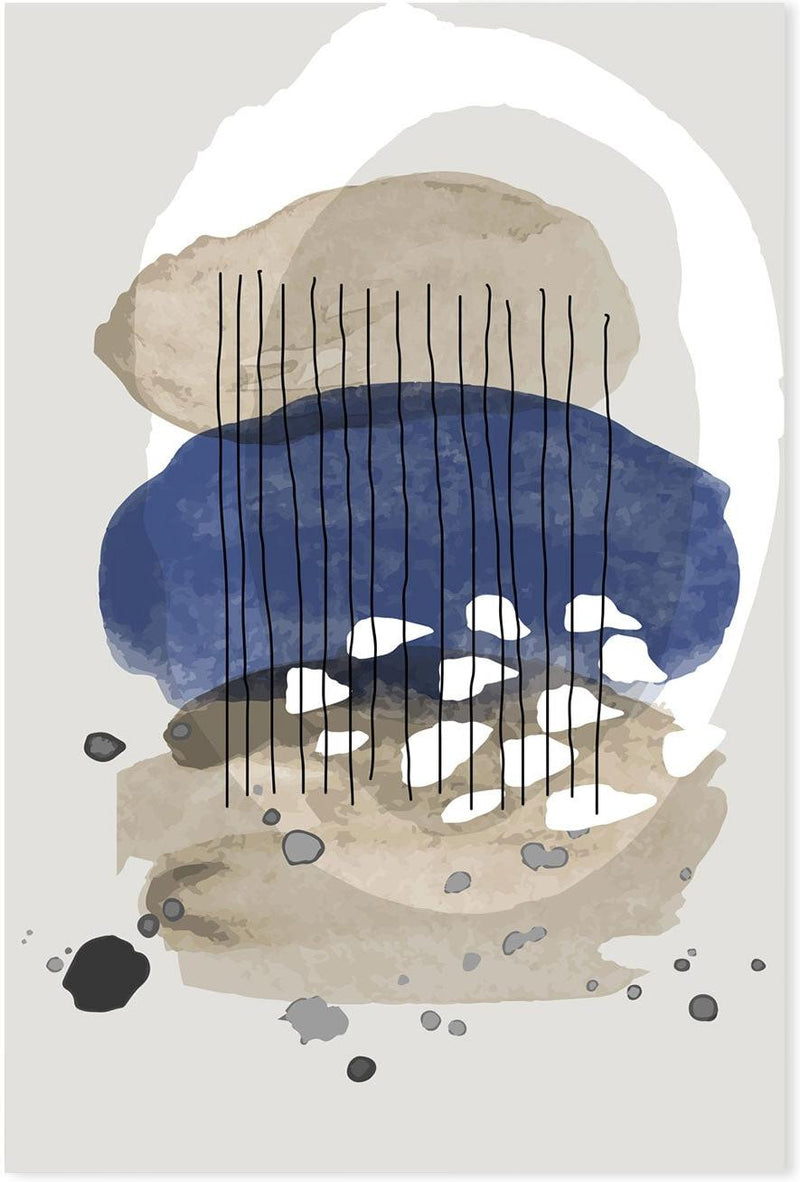 wall-art-print-canvas-poster-framed-Blue Stone, Style B-GIOIA-WALL-ART
