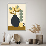 wall-art-print-canvas-poster-framed-Blue Vase, By Margaux Fugier-GIOIA-WALL-ART