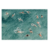 Blue Water Swim, by Carlo Tonti-Gioia-Prints-Framed-Canvas-Poster-GIOIA-WALL-ART
