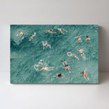 Blue Water Swim, by Carlo Tonti-Gioia-Prints-Framed-Canvas-Poster-GIOIA-WALL-ART