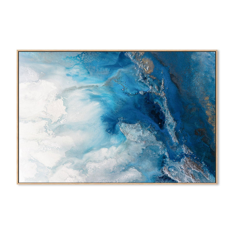 wall-art-print-canvas-poster-framed-Blue Waters , By Petra Meikle-GIOIA-WALL-ART