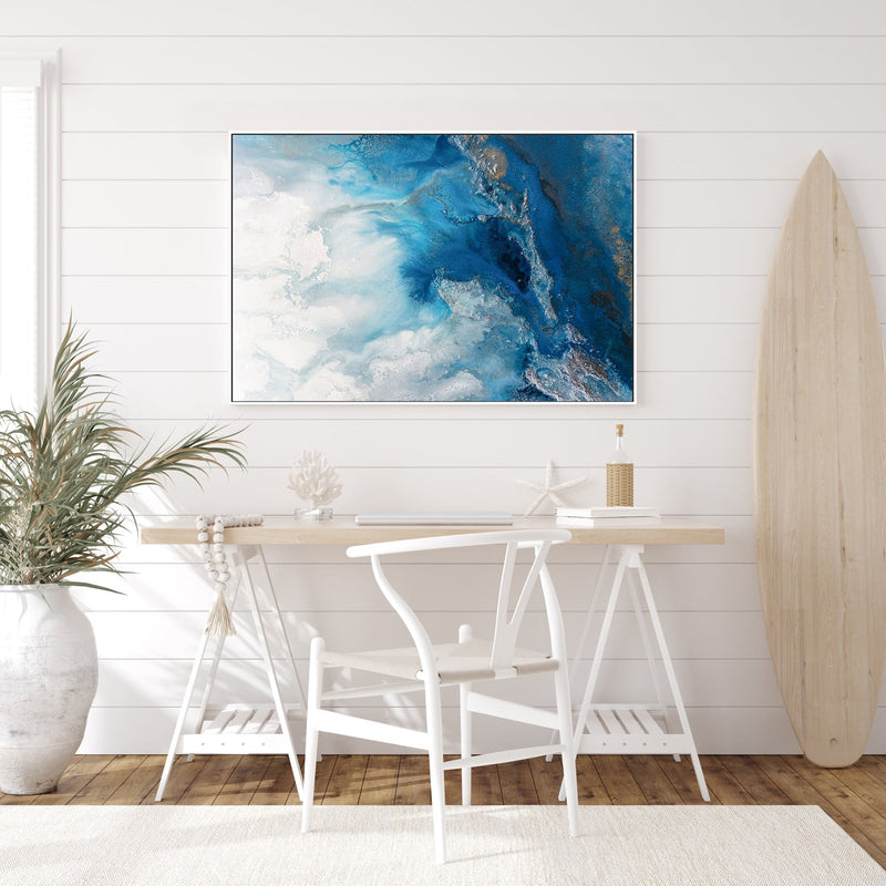 wall-art-print-canvas-poster-framed-Blue Waters , By Petra Meikle-GIOIA-WALL-ART