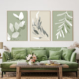 wall-art-print-canvas-poster-framed-Blurred Branch, Style A, B & C, Set Of 3-GIOIA-WALL-ART