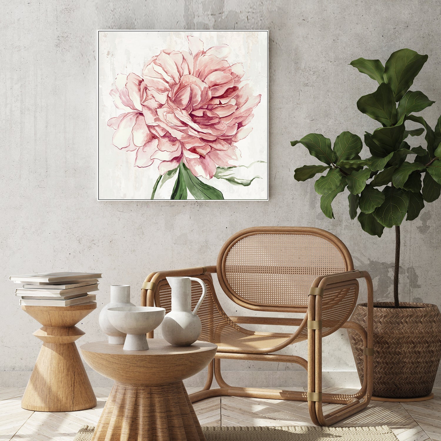 wall-art-print-canvas-poster-framed-Blush Beauty, Style A , By Asia Jensen-7