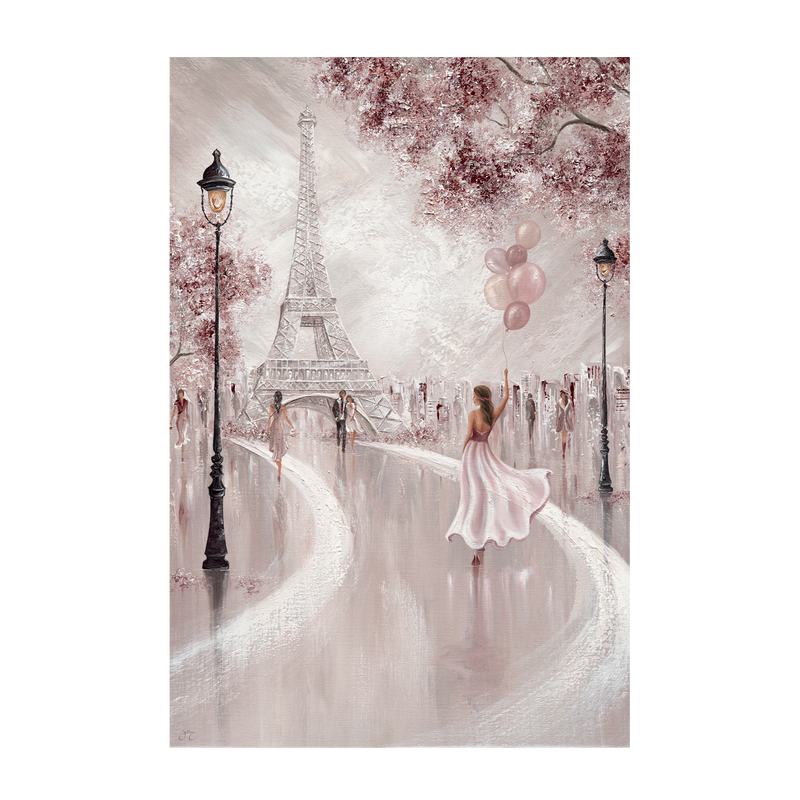 wall-art-print-canvas-poster-framed-Blushed Parisian Dreams , By Isabella Karolewicz-1