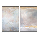 wall-art-print-canvas-poster-framed-Blushing Breeze, Warm Glass, Set Of 2-by-Julia Contacessi-Gioia Wall Art