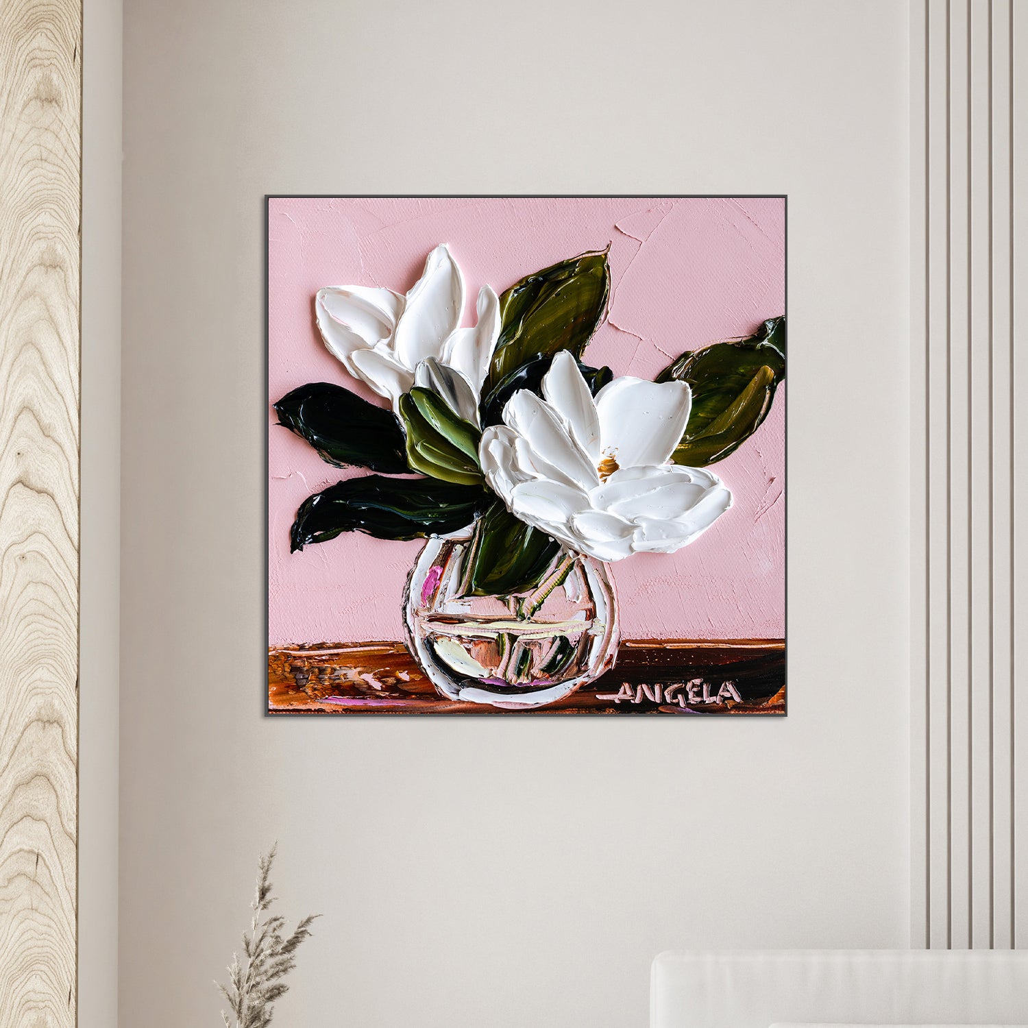 wall-art-print-canvas-poster-framed-Blushing Magnolia-2