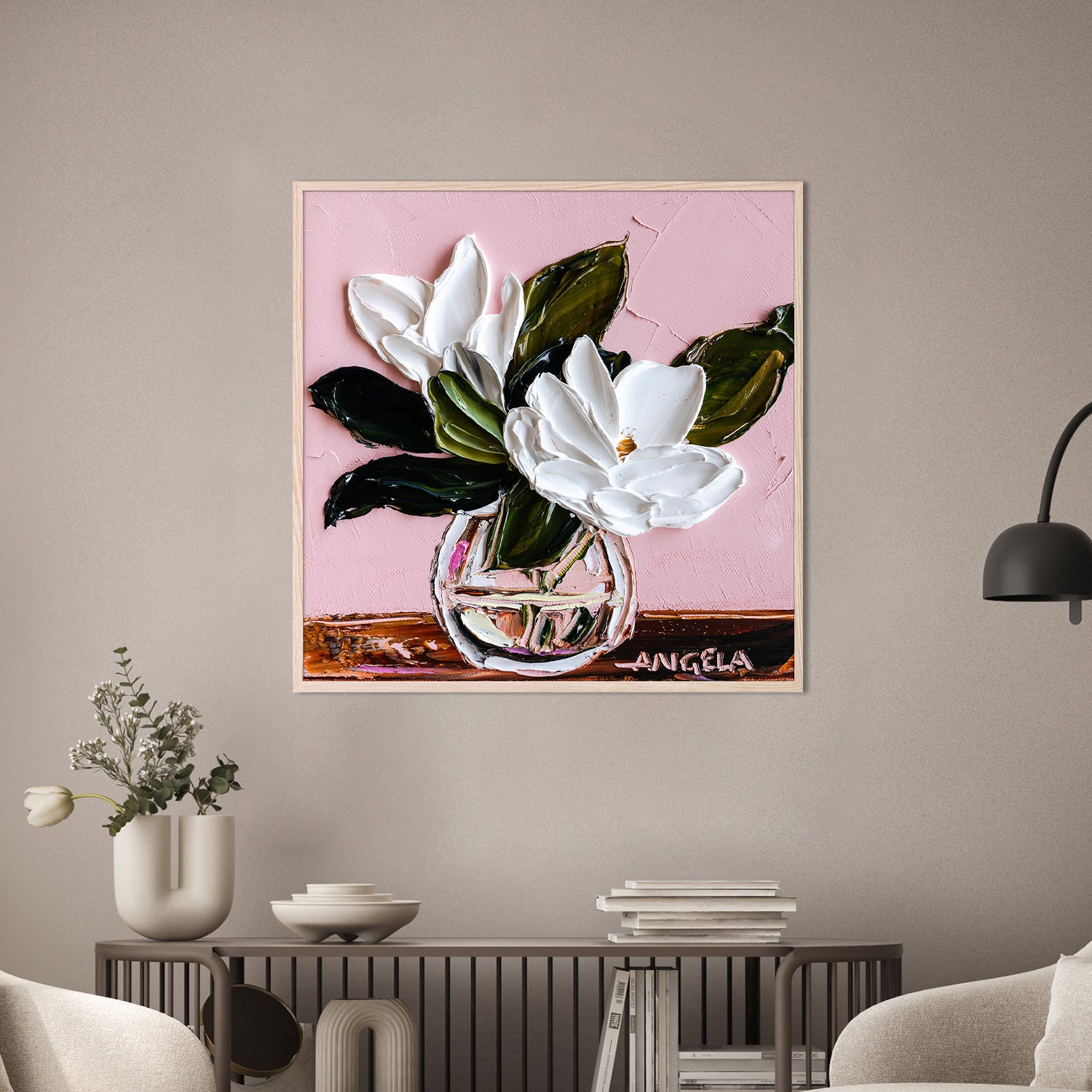 wall-art-print-canvas-poster-framed-Blushing Magnolia-7