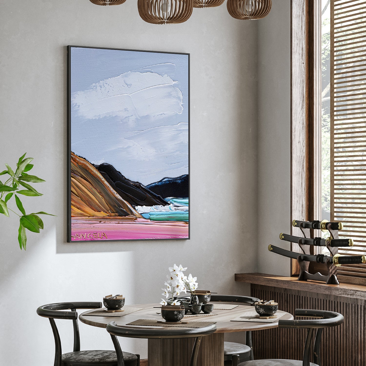 wall-art-print-canvas-poster-framed-Blushing Sands-2