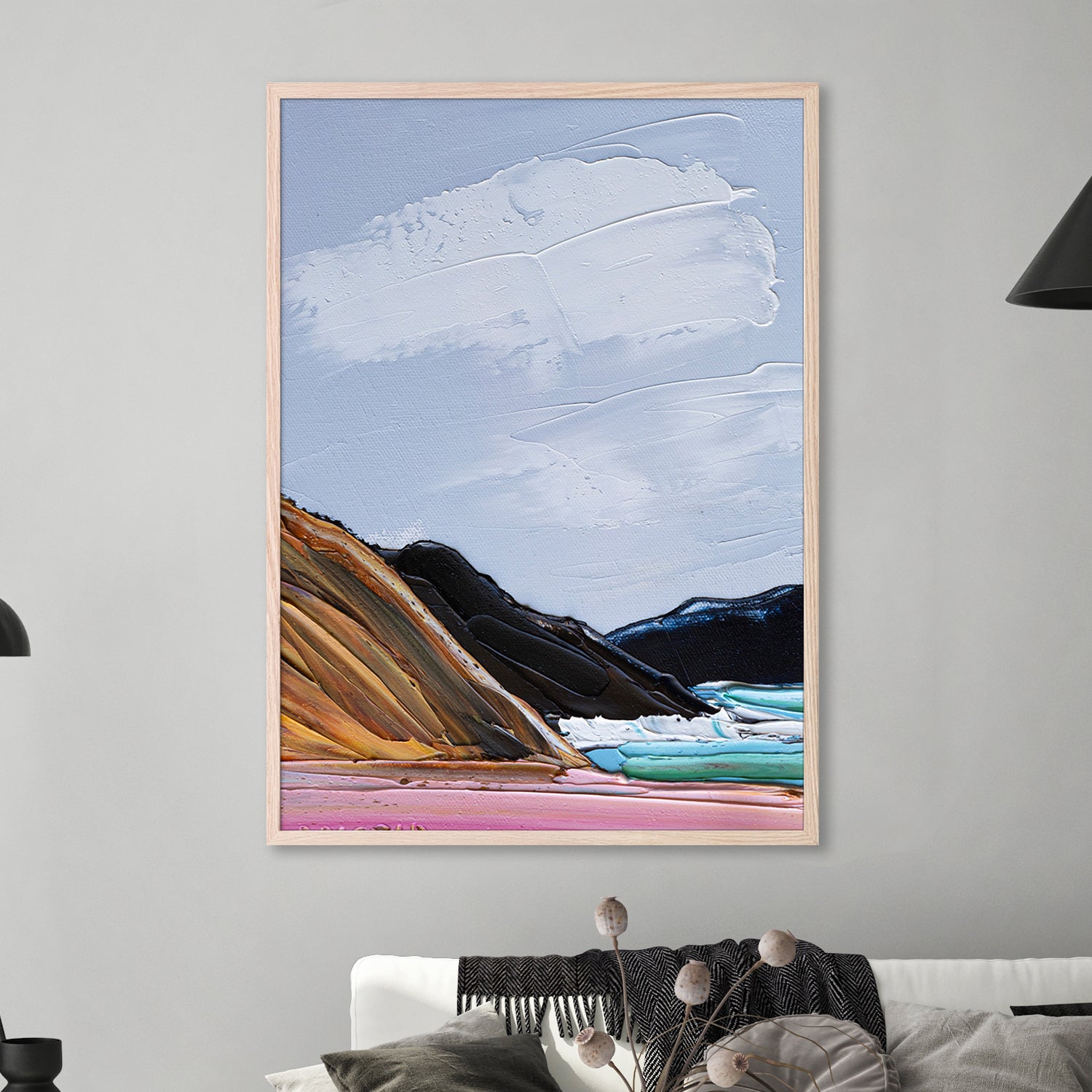 wall-art-print-canvas-poster-framed-Blushing Sands-7