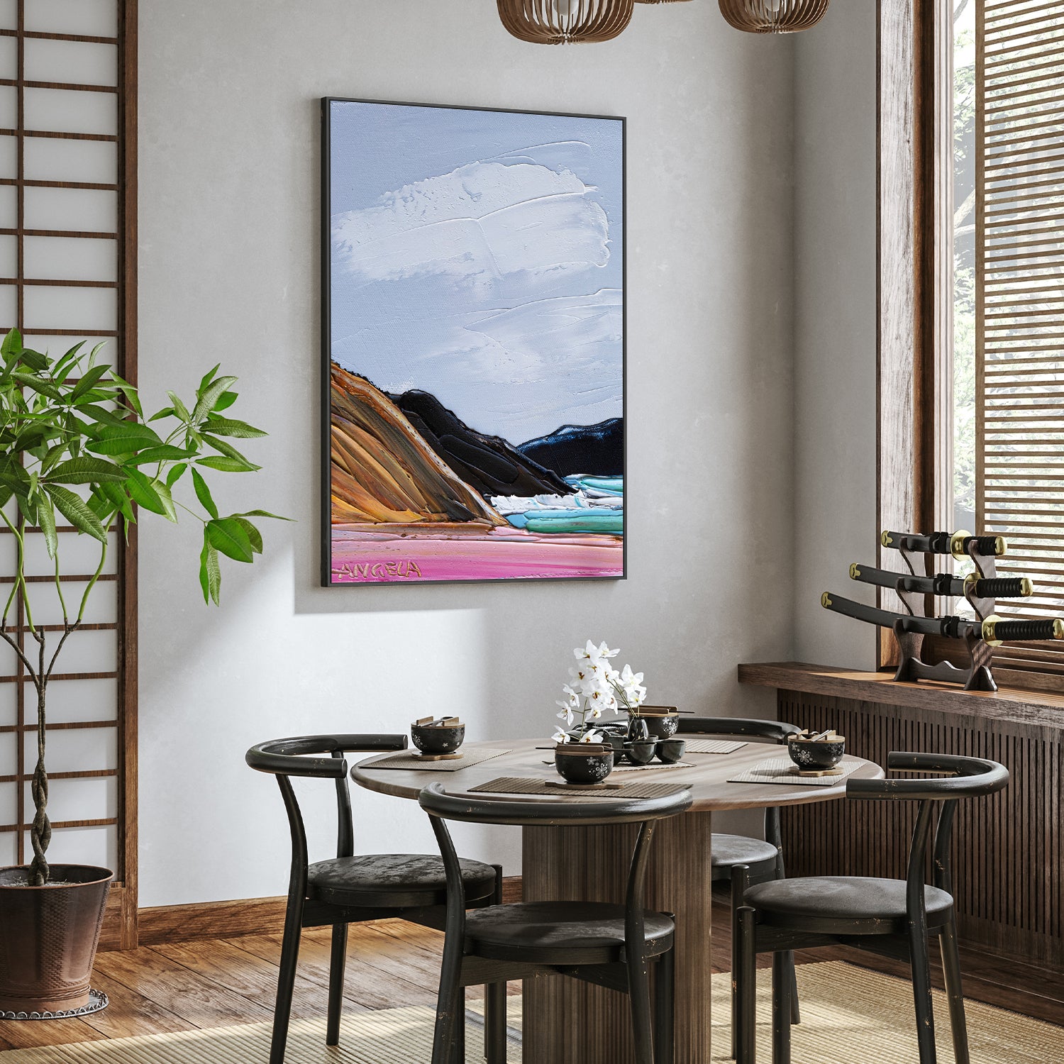 wall-art-print-canvas-poster-framed-Blushing Sands-9