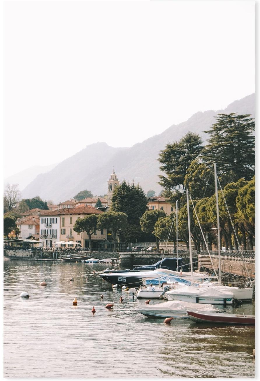 wall-art-print-canvas-poster-framed-Boats of Como, Lake Como, Italy-by-Carla & Joel Photography-Gioia Wall Art